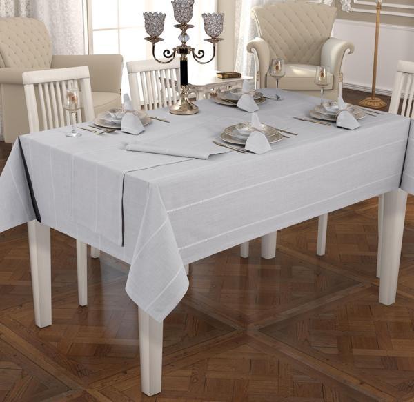 Schafer Home Dora Masa Örtüsü 10 parça - Gri - Image 1