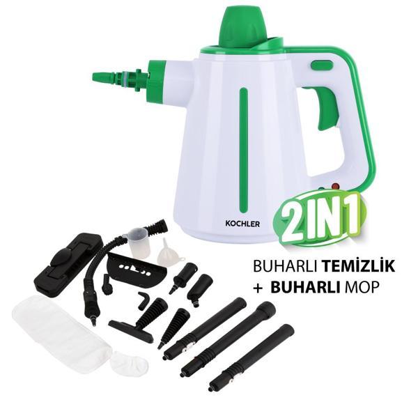WHL-618LB 2-in-1 Buharlı Temizlik Makinesi – El Tipi ve Mop Özellikli, 132 Derece 380 Ml - Image 1