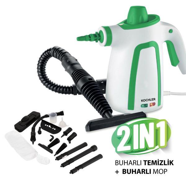 WHL-609LB 2-in-1 Buharlı Temizlik Makinesi – El Tipi ve Mop Özellikli, Çok Amaçlı Temizlik - Image 1