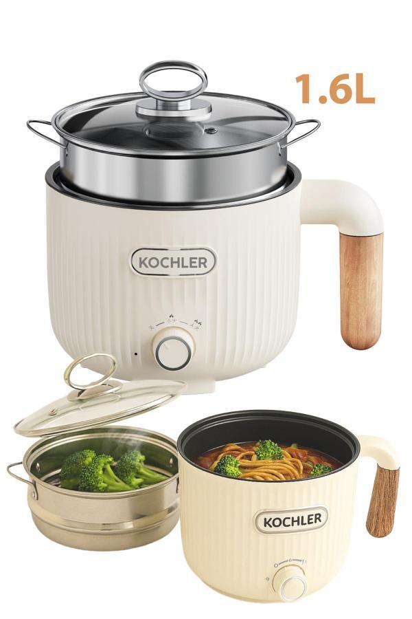 Çok Amaçlı Elektrikli Tencere | 600W | 1.6L | Buharlı ve Yağda Pişirme Özellikli -JJ18B-2 - Image 1