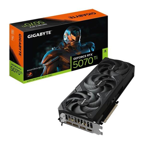 Gigabyte GeForce RTX 5070Ti Windforce SFF 16GB DLSS4 256 Bit GDDR7 Ekran Kartı - Image 1