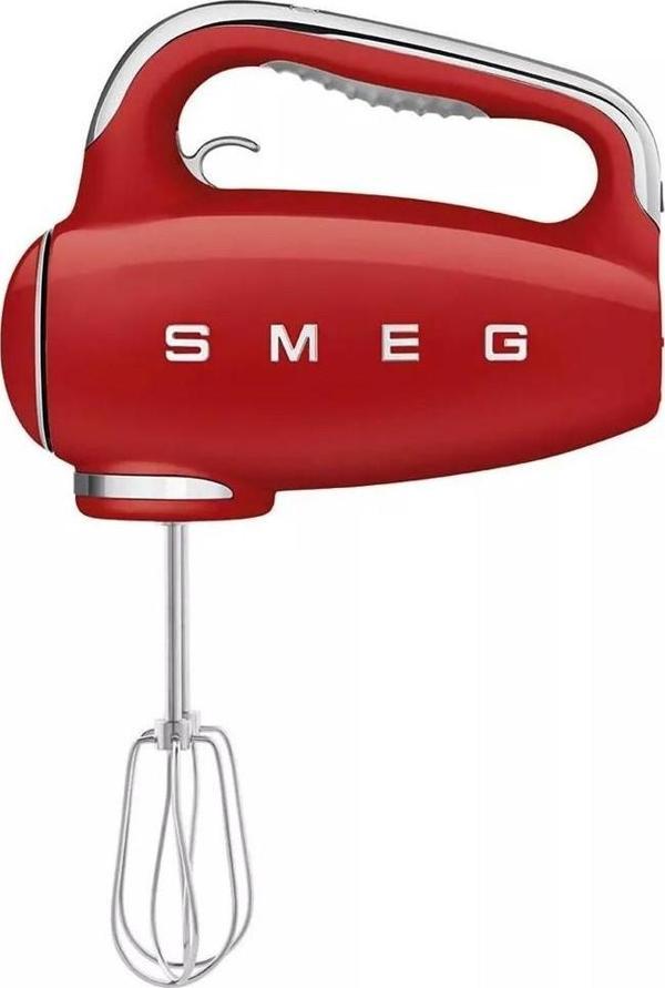 Smeg HMF01RDEU 50's Style Retro Kırmızı 500 Watt El Mikseri - Image 1