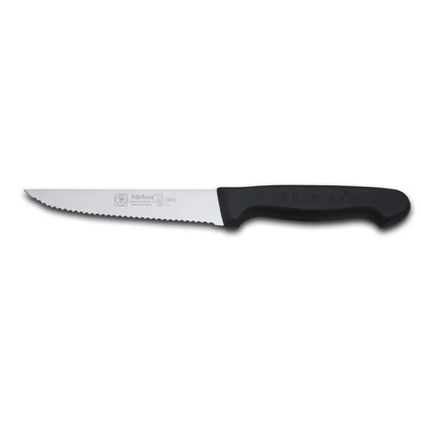 61005lz - Lazerli Tırtıklı Sebze, Steak Ve Biftek Bıçağı 12,5 Cm - Image 1