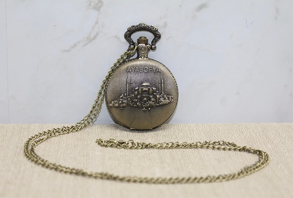 Ayasofya Tasarımı Köstekli Saat Alk4384 - Image 1