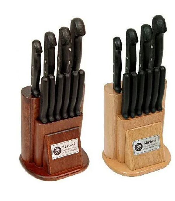 61500 - Sürmene Mutfak Bıçağı Seti - 10 Lu Set - Image 1