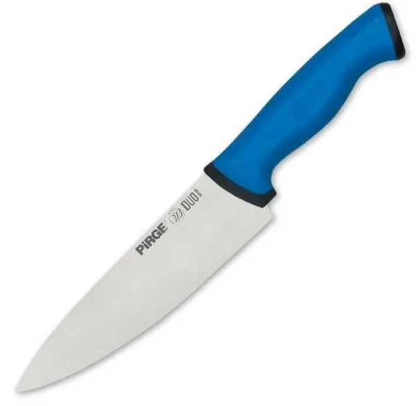 34159 Duo Şef Bıçağı 16 Cm - Mavi Kaymaz Sap - Image 1