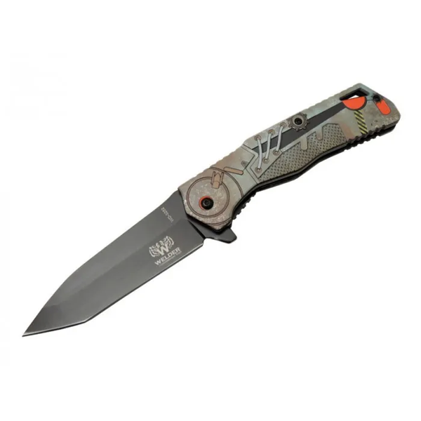 Bağcıklı Çakı 21,5 Cm Yarı Otomatik , Kemerlikli - Image 1