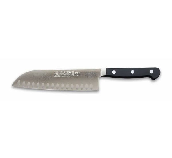 61950 - Sıcak Dövme Oluklu Santoku Şef Bıçağı 18 Cm - Image 1