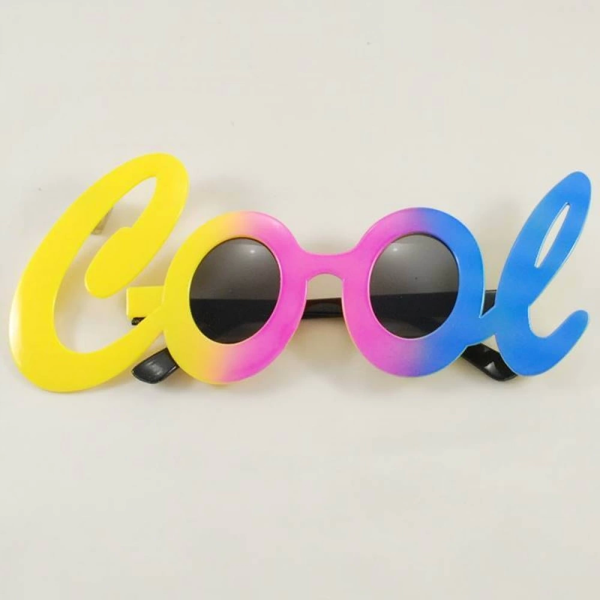 Cool Yazılı Rengarenk Parti Gözlüğü 21x8 Cm - Image 1