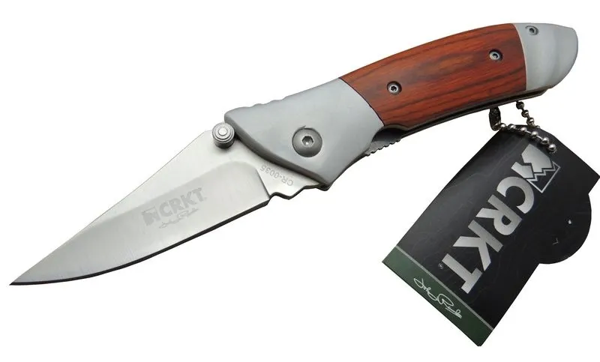 Cr 0035 Rd Kamp Çakı 18 Cm - Metal Ampamp Gül Ağacı Saplı, Kılıflı, Kutulu - Image 1