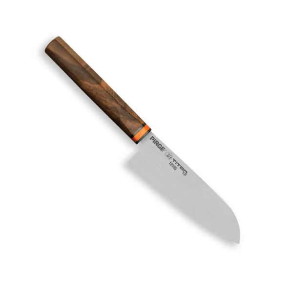 12105 Titan East Santoku Şef Bıçağı 16 Cm - Ceviz Sap - Image 1