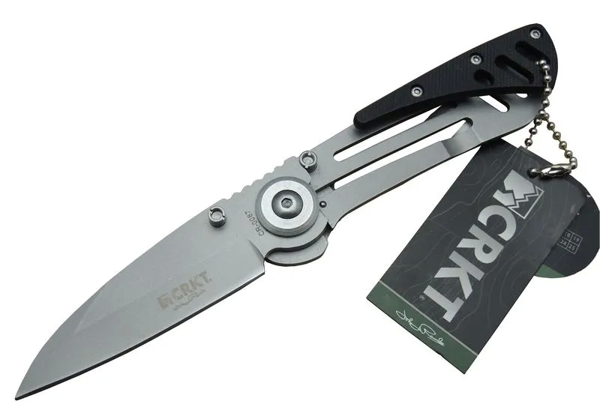 Cr 0087 Bk Kamp Çakı 18 Cm - Metal Saplı, Otomatik, Kılıflı - Image 1
