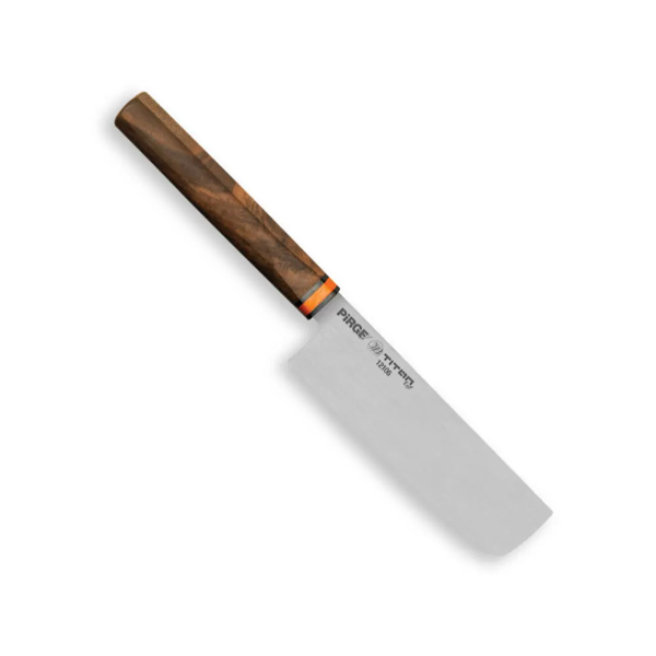 12106 Titan East Dilimleme Nakiri Şef Bıçağı 16 Cm - Ceviz Sap - Image 1
