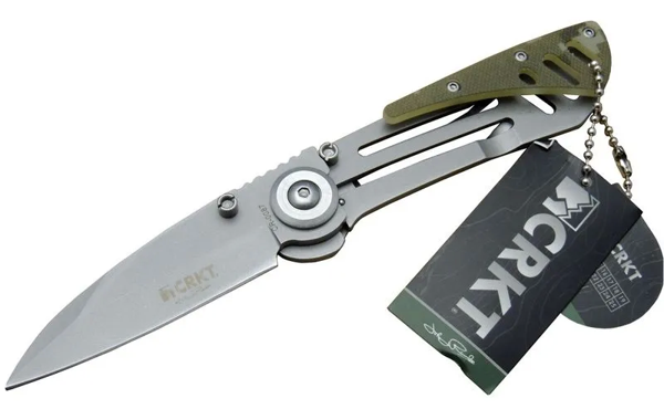 Cr 0087 Km Kamp Çakı 18 Cm - Metal Saplı, Otomatik, Kılıflı - Image 1