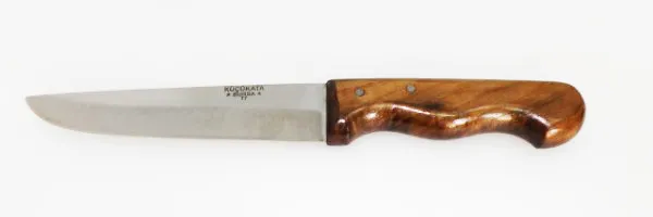 Bursa İnce Küt Kasap Bıçağı No:2, 15,5 Cm - Ahşap Sap - Image 1