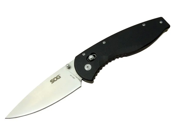 Ae01-cp Kamp Çakı 23 Cm - Siyah Fiber Sap, Kılıflı - Image 1