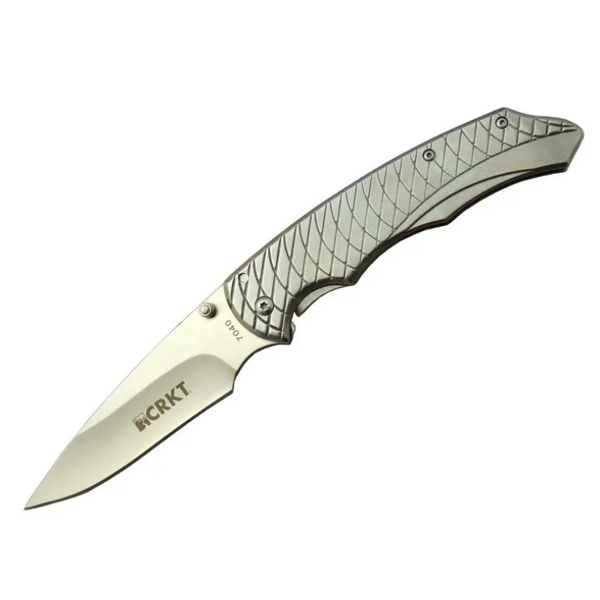 Crkt 7040 Wy Kamp Çakı 22 Cm - Metal Saplı, Kemerlikli, Kılıflı, Kutulu - Image 1