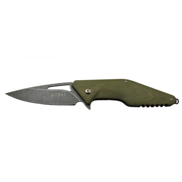 Crkt Dıvısıon 4415 Grn Kamp / Outdoor Çakı 21 Cm - Yarı Otomatik, Kemerlikli, Kutulu - Image 1