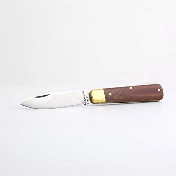 Cemil Erişen Bursa Çakı No:1 - 15,5 Cm , Ahşap Sap, Perçinli, Tek Sarı - Image 1