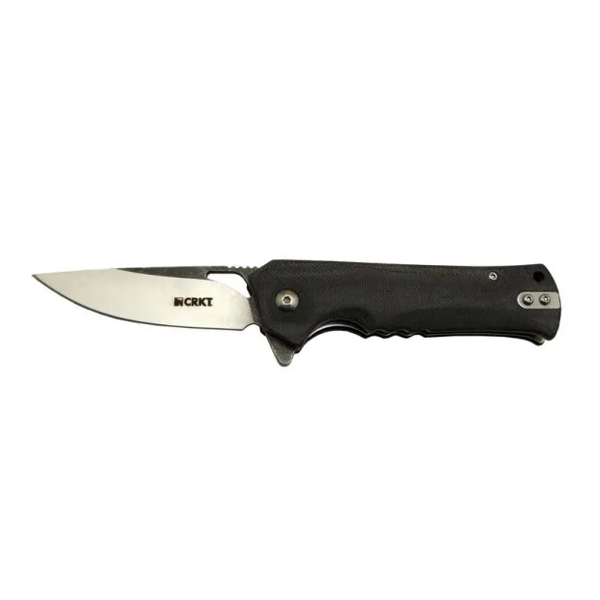 Crkt Muskie 202 Bk Siyah Kamp / Outdoor Çakı 18 Cm - Yarı Otomatik, Kemerlikli, Kutulu - Image 1