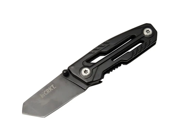 Crkt Trasher 1065bk Kamp Çakı 11,5 Cm - Siyah, Metal Sap - Image 1