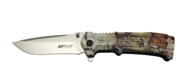 465 Kamp Çakı 21cm - Yarı Otomatik, Kemerlikli, Plastik Sap - Image 1