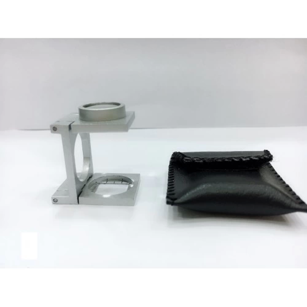 1cm Full Çelikkaplı Full Çelik Kaplı Katlamalı Büyüteç Th9008a - Image 1