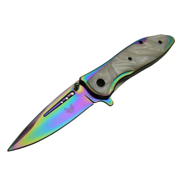 Da76-1 Çakı Renkli Sedef 20 Cm Manuel, Kemerlikli - Image 1