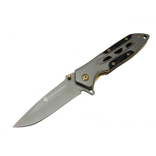 Chongming Cm84 Çakı Titanyum Gold 20 Cm Manuel, Kemerlikli - Image 1