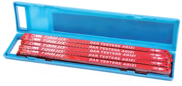 Dar Demir Testere Ağzı Çift Taraflı - 10 Adet - Image 1