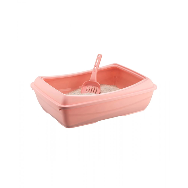 Büyük Kedi Tuvaleti Pembe - Image 1