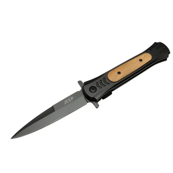 Çakı Black 22 Cm Yarı Otomatik , Kemerlikli - Image 1