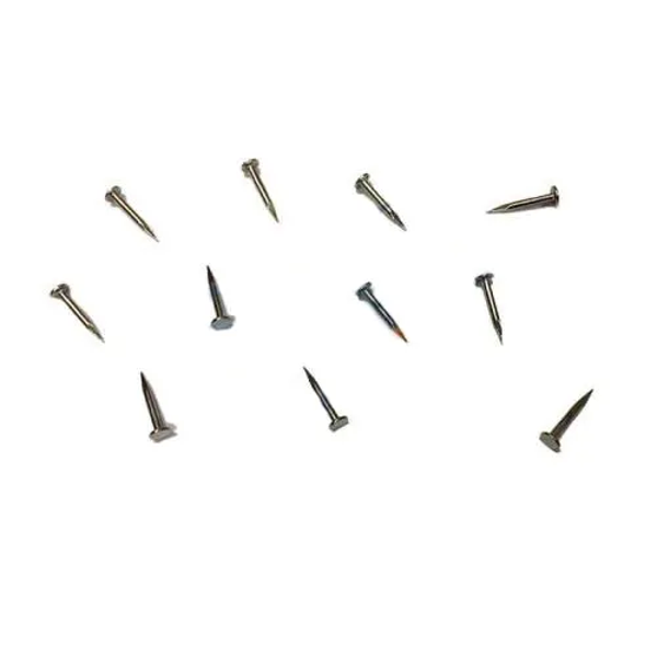 Klips, Menteşe, Ayağı Çivisi 9mm Çelik - Nikel 100gr - Image 1