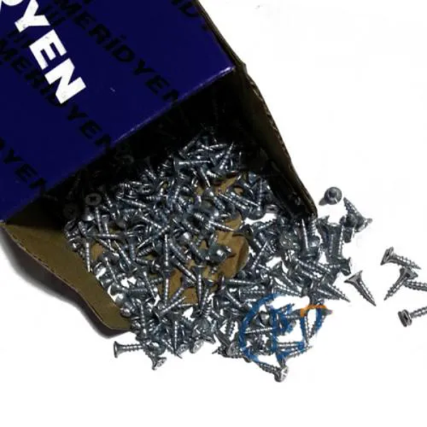 Klips, Menteşe, Ayak, Ağaç, Sunta Vidası - 3x13mm, 1000 Adet - Image 1