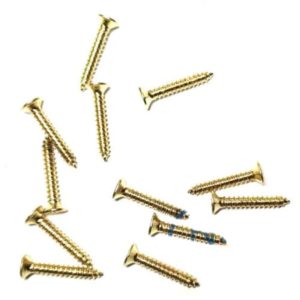Klips, Menteşe, Ayak, Ağaç, Sunta Vidası 2,2x13 Mm - Sarı 100 Adet - Image 1