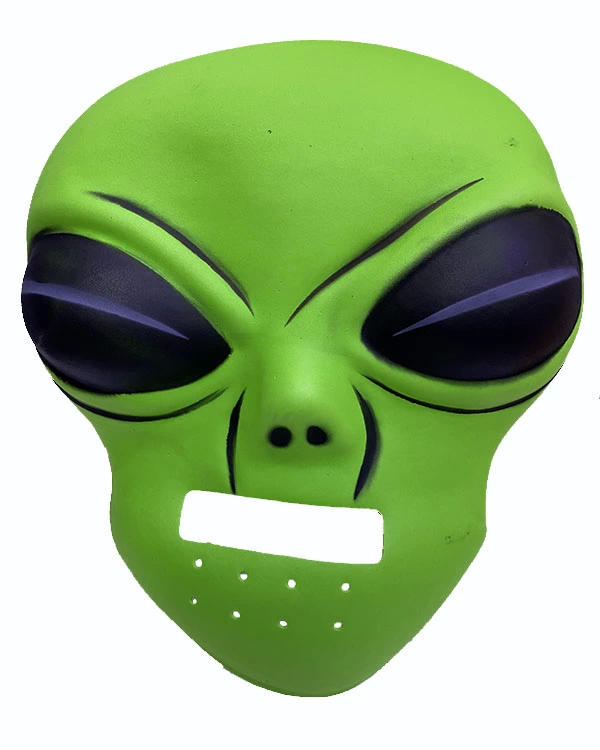 Ghoulish Productions Green Alien Mask 45x30 Cm ( Uzaylı ) - Image 1