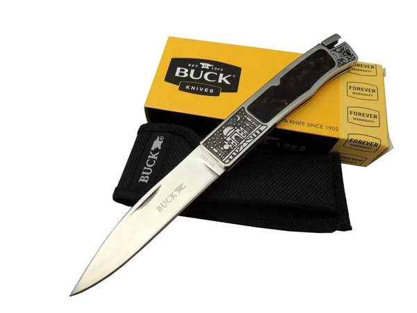 Knives Bk-001brv Kamp Çakı 23 Cm - Metal Kauçuk İşlemeli Sap, Kılıflı - Image 1