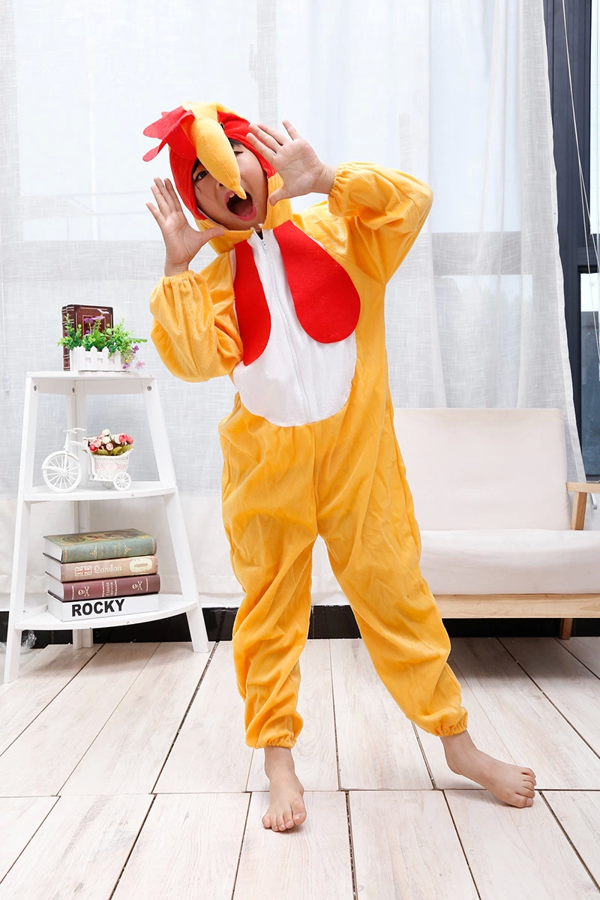 Çocuk Horoz Kostümü - Tavuk Kostümü 2-3 Yaş 80 Cm - Image 1
