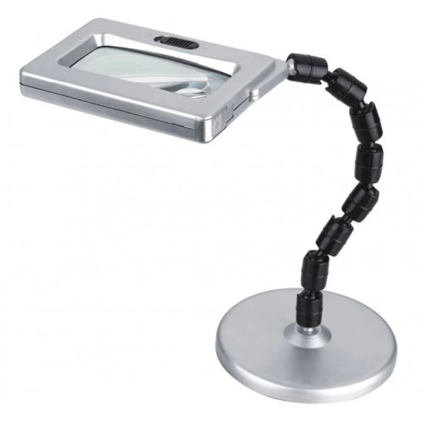 Masa Üstü Akrobat    2.5x100x50.80x20 Mercekli Işıklı Büyüteç - Image 1