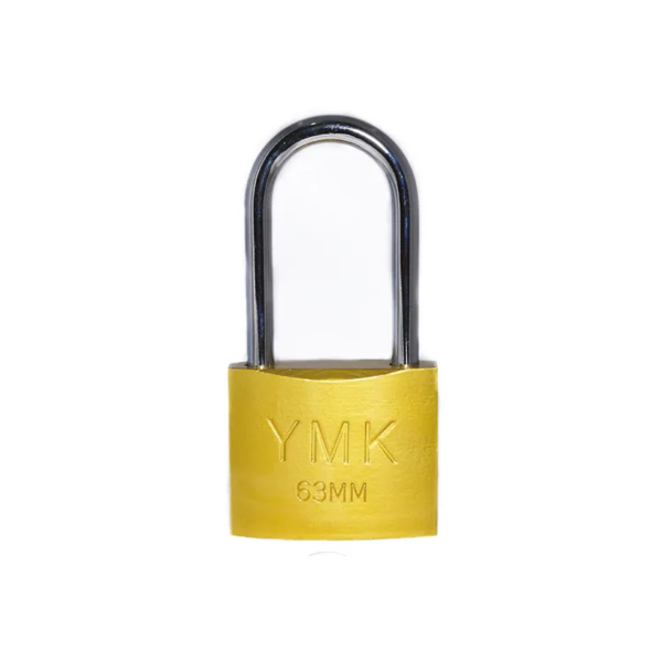 Eko Sarı Boyalı Uzun Kancalı Asma Kilit 25mm - Image 1