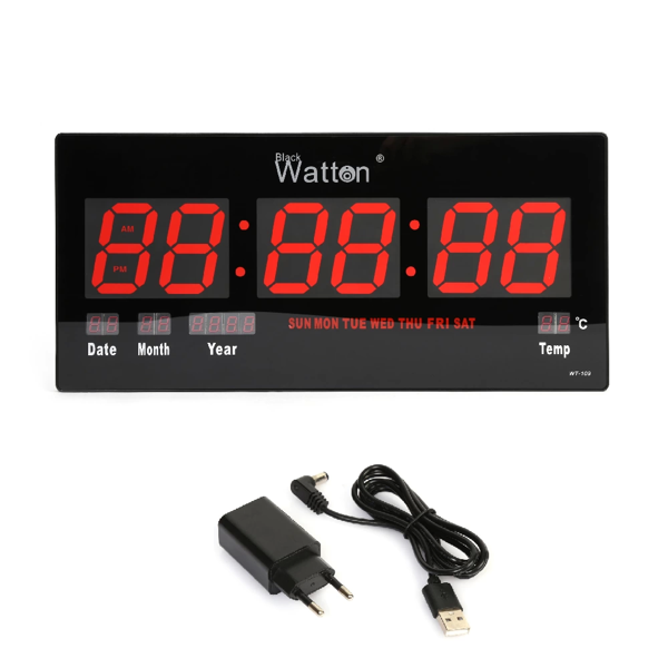 Dijital Duvar Ve Masa Saati  Wt-109 - Image 1