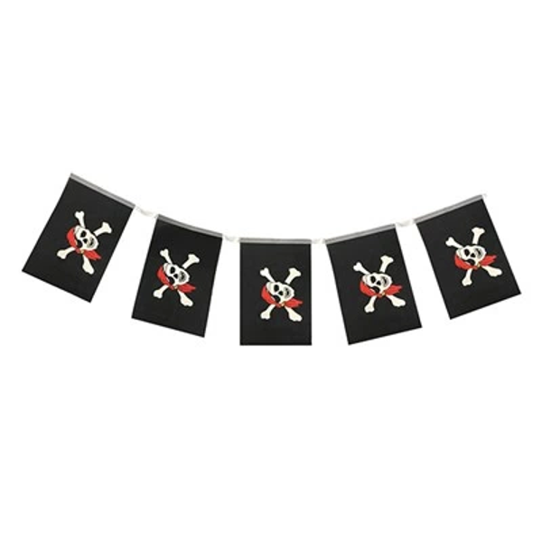 Korsan Partisi Korsan Logo Baskılı Flama Süs Afiş Süsleme 8 Li - Image 1