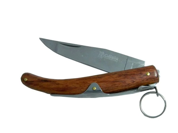 Okapi Gc2079a Kahverengi Cep Çakısı 20cm - Manuel, Ahşap Sap - Image 1