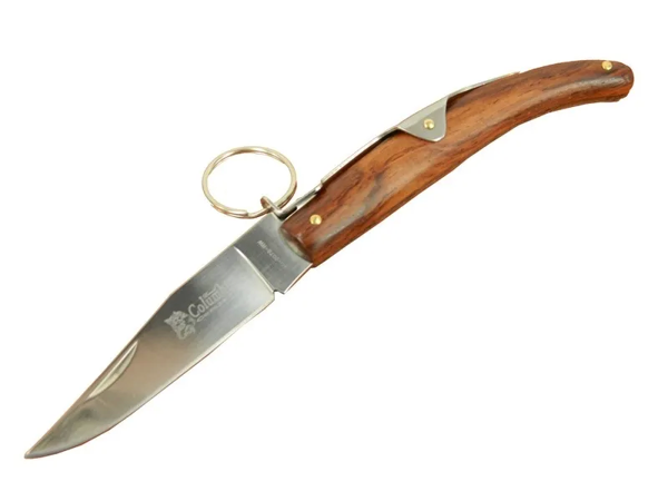 Okapi Gc2079b Kahverengi Kamp Çakı 19cm - Manuel, Kemerlikli, Ahşap Sap - Image 1