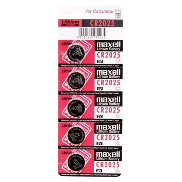 Maxell Cr2025 3v Lityum Düğme Pil 5'li Paket - Image 1