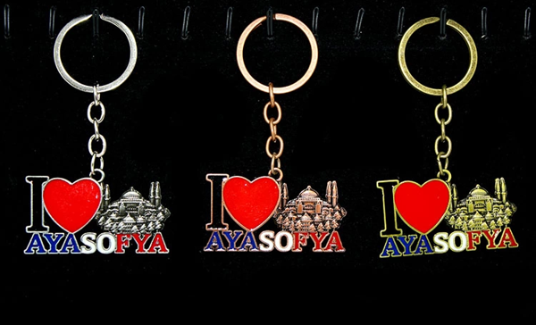 Metal Ayasofya Anahtarlık Alk2199 - Image 1