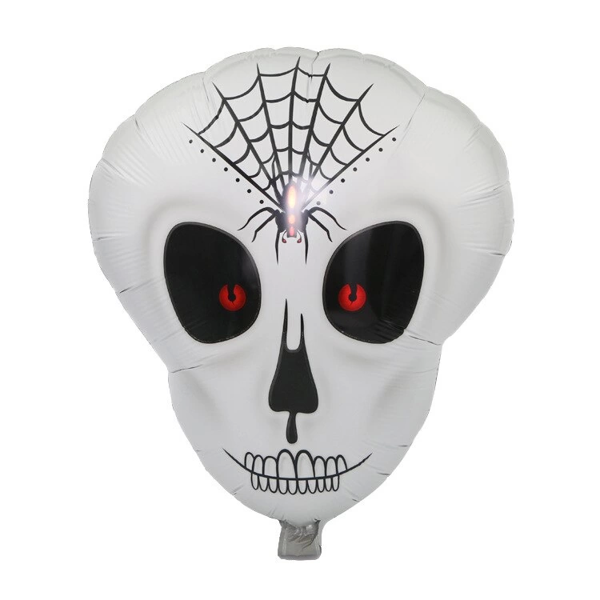 Örümcek Ağ Desenli İskelet Folyo Balon - Image 1