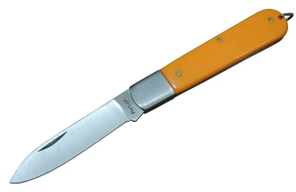 Portugal P04 Sarı Portekiz Kamp Çakı 16 Cm - Plastik Sap, Manuel - Image 1