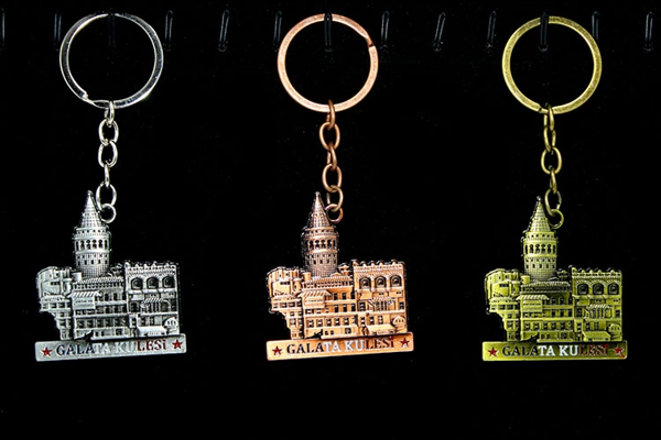 Metal Galata Kulesi Anahtarlık Alk2214 - Image 1