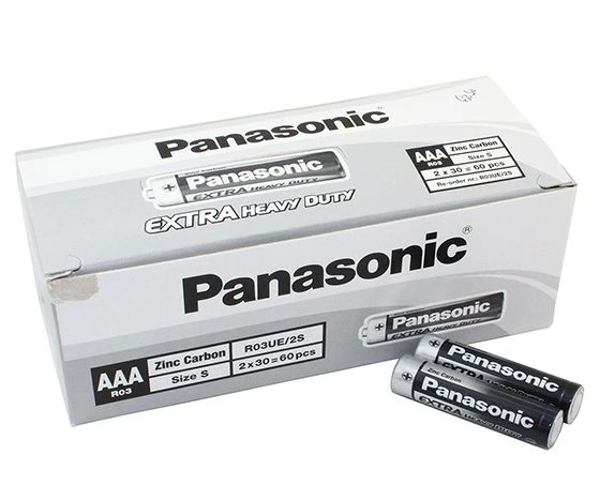 Panasonic Manganez İnce Kalem Aaa Pil 60'lı Paket - Image 1